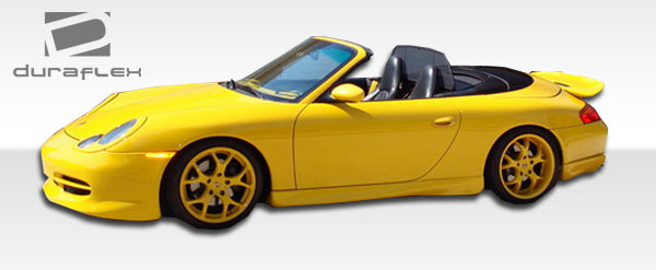 1997-2004 Porsche Boxster Duraflex GT-3 Look Body Kit - 4 Piece - Includes GT-3 Look Front Bumper Cover (103748) GT-3 Look Side Skirts Rocker Panels (105412) Maston Rear Bumper Cover (104994)