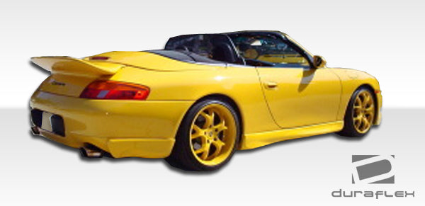 1999-2001 Porsche 911 Carrera 996 Duraflex GT-3 Look Body Kit - 5 Piece - Includes GT-3 Look Front Bumper Cover (103748) GT-3 Look Rear Add On Bumper Spat Extensions (103750) GT-3 Look Side Skirts Rocker Panels (103749)