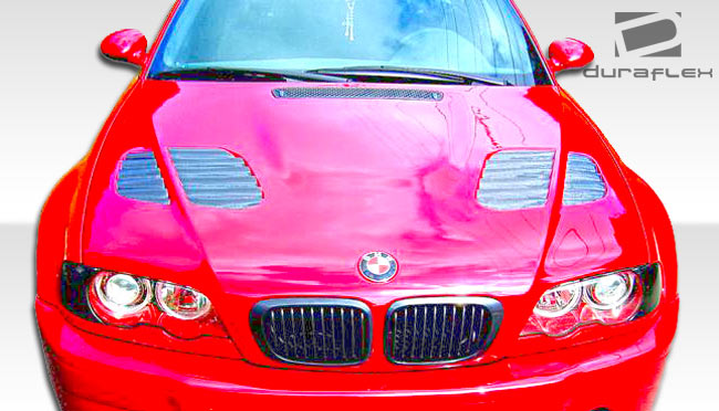 2000-2003 BMW 3 Series E46 2DR Duraflex GTR Look Hood - 1 Piece