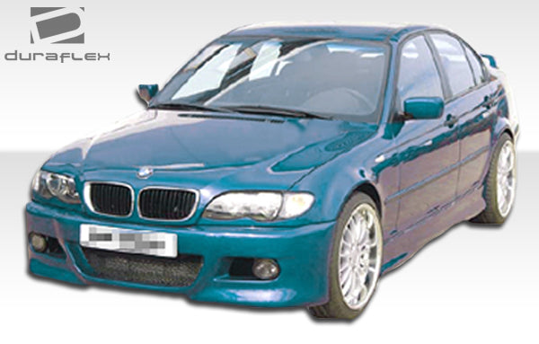 1999-2005 BMW 3 Series 4DR E46 Duraflex M3 Look Body Kit - 4 Piece - Includes M3 Style Front Bumper Cover (102057) R-1 Rear Bumper Cover (102062) R-1 Side Skirts Rocker Panels (102451)