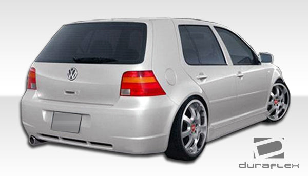 1999-2005 Volkswagen Golf GTI Duraflex R-1 Body Kit - 4 Piece - Includes R-1 Front Bumper Cover (102452) R32 Rear Bumper Cover (102182) R32 Side Skirts Rocker Panels (102183)