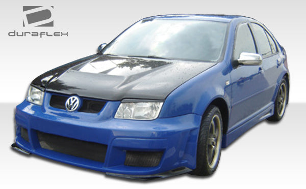 1999-2004 Volkswagen Jetta Duraflex Velocity Body Kit - 4 Piece - Includes Velocity Front Bumper Cover (104525) Velocity Rear Bumper Cover (104526) Velocity Side Skirts Rocker Panels (104527)