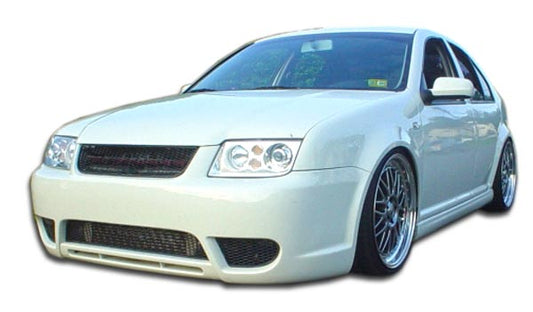 1999-2004 Volkswagen Jetta Duraflex Vortex Body Kit - 4 Piece - Includes Vortex Front Bumper Cover (105964) Vortex Side Skirts Rocker Panels (105965) Velocity Rear Bumper Cover (104526)