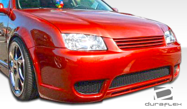 1999-2004 Volkswagen Jetta Duraflex Vortex Body Kit - 4 Piece - Includes Vortex Front Bumper Cover (105964) Vortex Side Skirts Rocker Panels (105965) Velocity Rear Bumper Cover (104526)