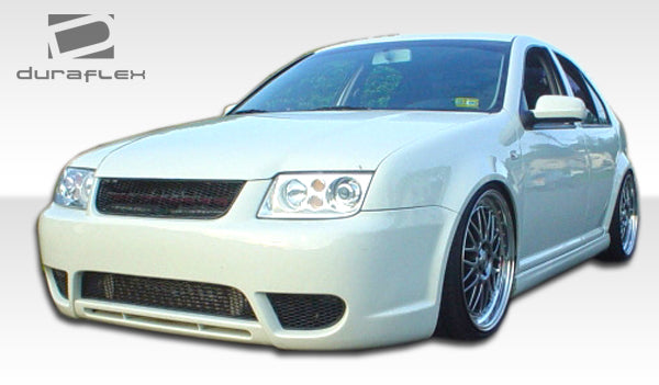 1999-2004 Volkswagen Jetta Duraflex Vortex Body Kit - 4 Piece - Includes Vortex Front Bumper Cover (105964) Vortex Side Skirts Rocker Panels (105965) Velocity Rear Bumper Cover (104526)