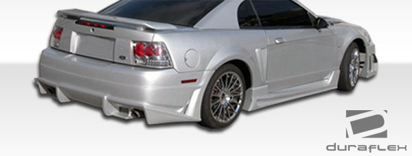 1999-2004 Ford Mustang Duraflex Bomber Body Kit - 4 Piece - Includes Bomber Front Bumper Cover (103273) Bomber Side Skirts Rocker Panels (103275) Bomber Rear Bumper Cover (103274)