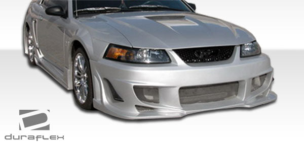 1999-2004 Ford Mustang Duraflex Evo 5 Body Kit - 4 Piece - Includes Evo 5 Front Bumper Cover (103276) Bomber Side Skirts Rocker Panels (103275) Bomber Rear Bumper Cover (103274)