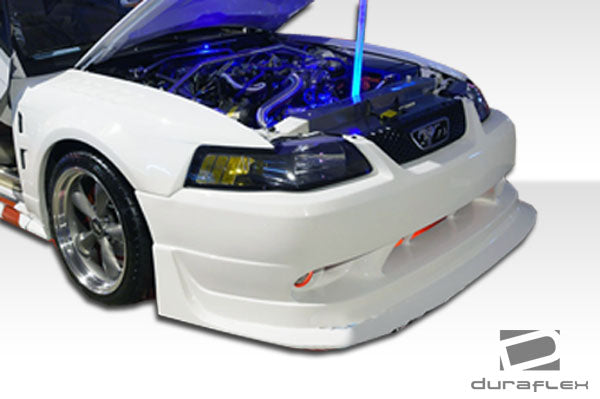 1999-2004 Ford Mustang Duraflex Cobra R Body Kit - 4 Piece - Includes Cobra R Front Bumper Cover (102072) KR-S Rear Bumper Cover (102479) KR-S Side Skirts Rocker Panels (102478)