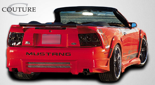1999-2004 Ford Mustang Couture Urethane Demon Rear Fender Flares - 2 Piece