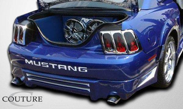 1999-2004 Ford Mustang Couture Urethane Demon Rear Fender Flares - 2 Piece