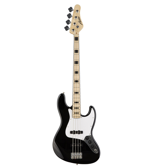 Austin - Double Cutaway Electric Bass Guitar - Black - F1091AJB300BK - Fornaszewski Music Store, Granite City IL 62040 - www.stanf.com