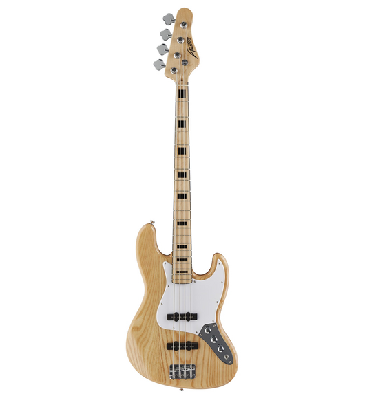 Austin - Double Cutaway Electric Bass Guitar - Natural - F1131AJB300N - Fornaszewski Music Store, Granite City IL 62040 - www.stanf.com