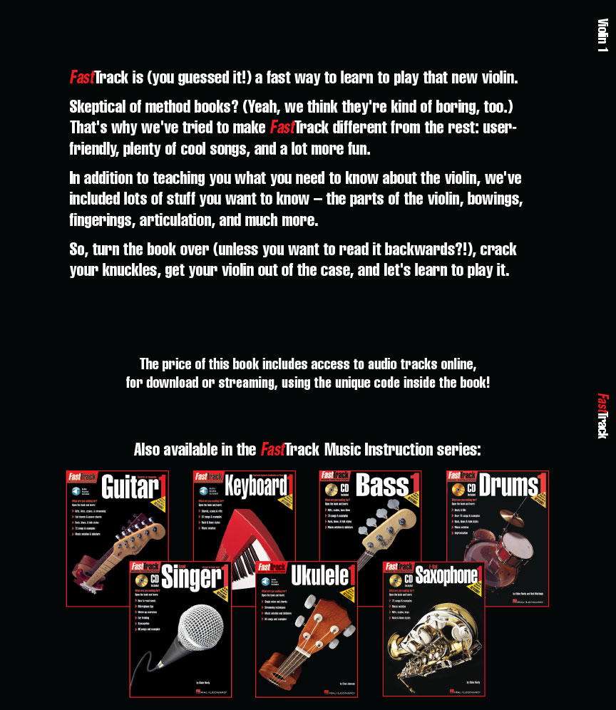 FastTrack Violin Method Book 1 - with Online Audio