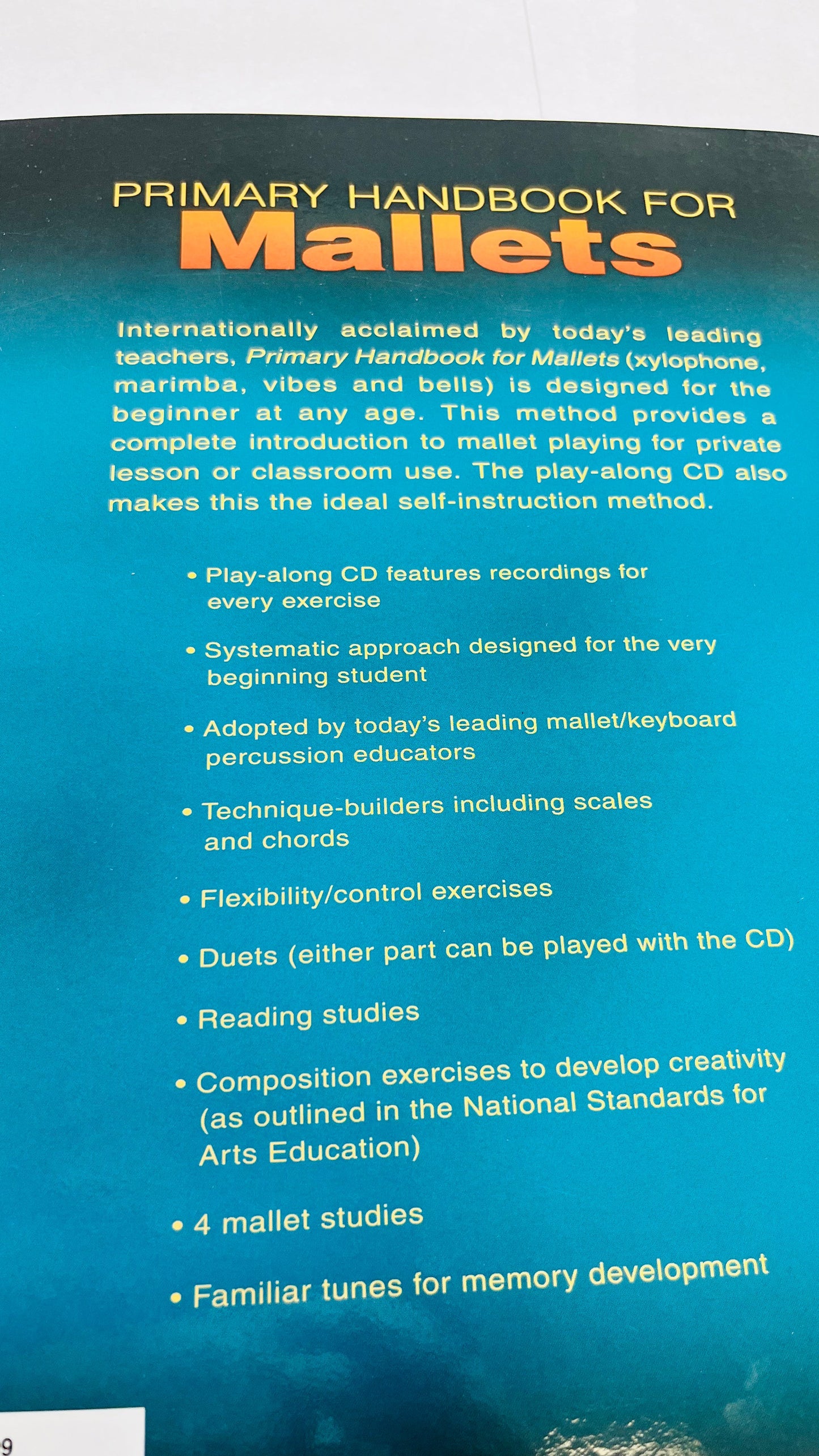 Primary Handbook For Mallets - Garwood Whaley with CD