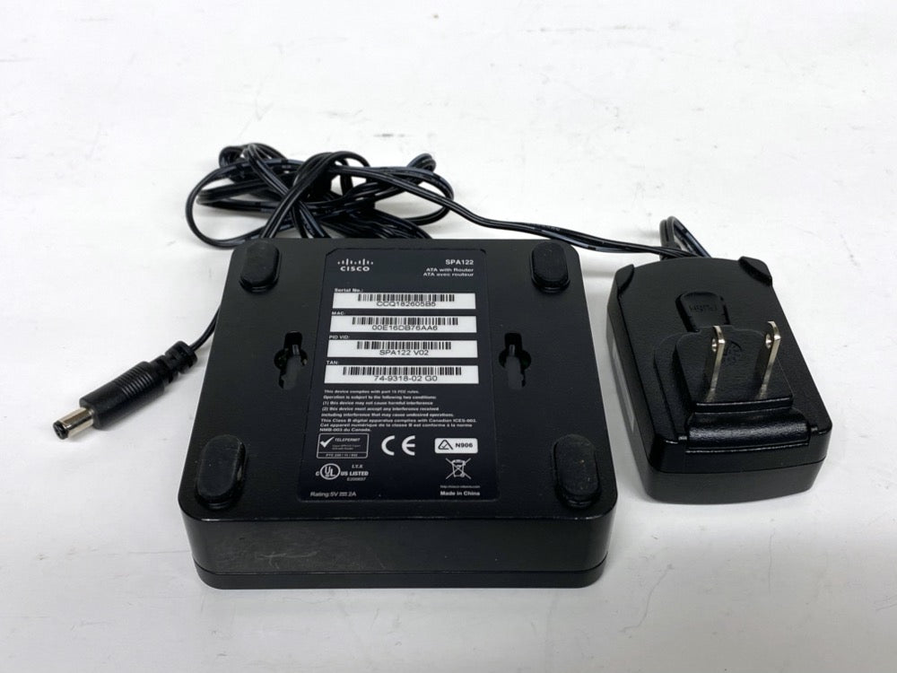 Used Cisco PSA 122 VIOP ATA with Router [A004]