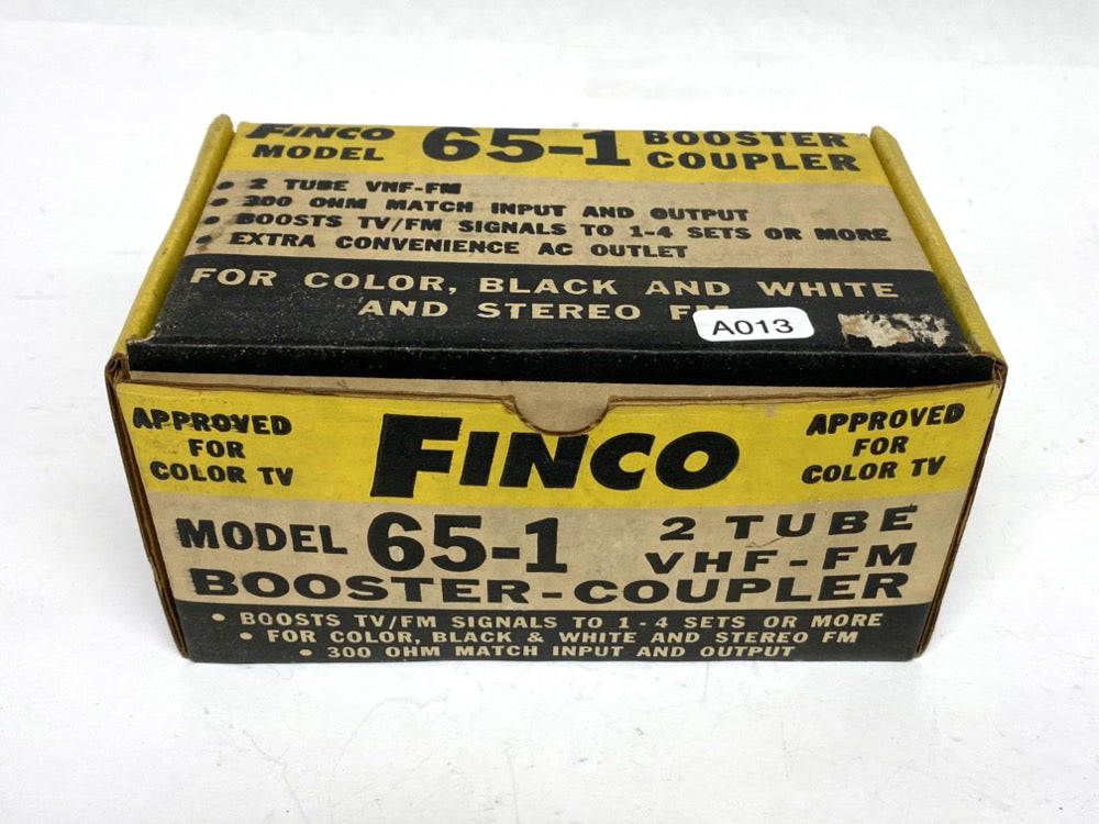Used In Box Vintage Finco Model 65-1 Booster Coupler [A013]