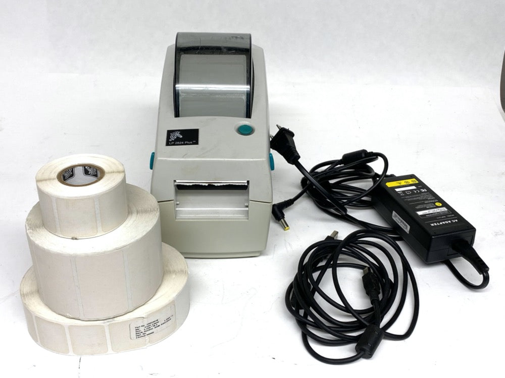Used Zebra Model PL2824 plus Thermal Printer [A020]