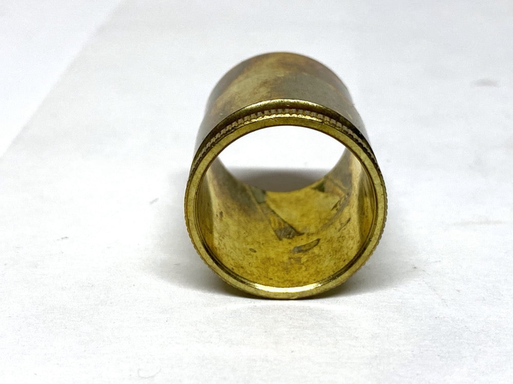 New Lacquered Brass End Cap Plug for Vintage Alto Saxophone [E0063]