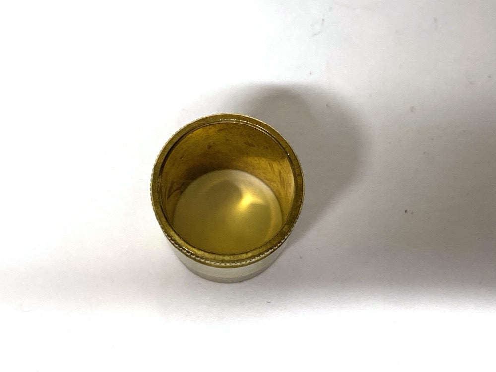 New Lacquered Brass End Cap Plug for Vintage Alto Saxophone [E0063]