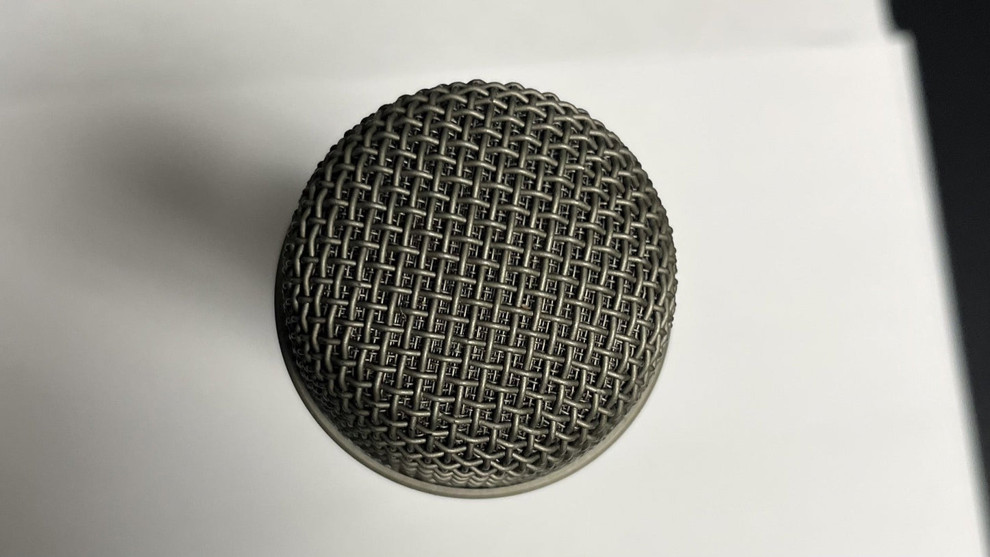 Vintage Audio-Technica AT813 Condenser Microphone with metal stand adapter