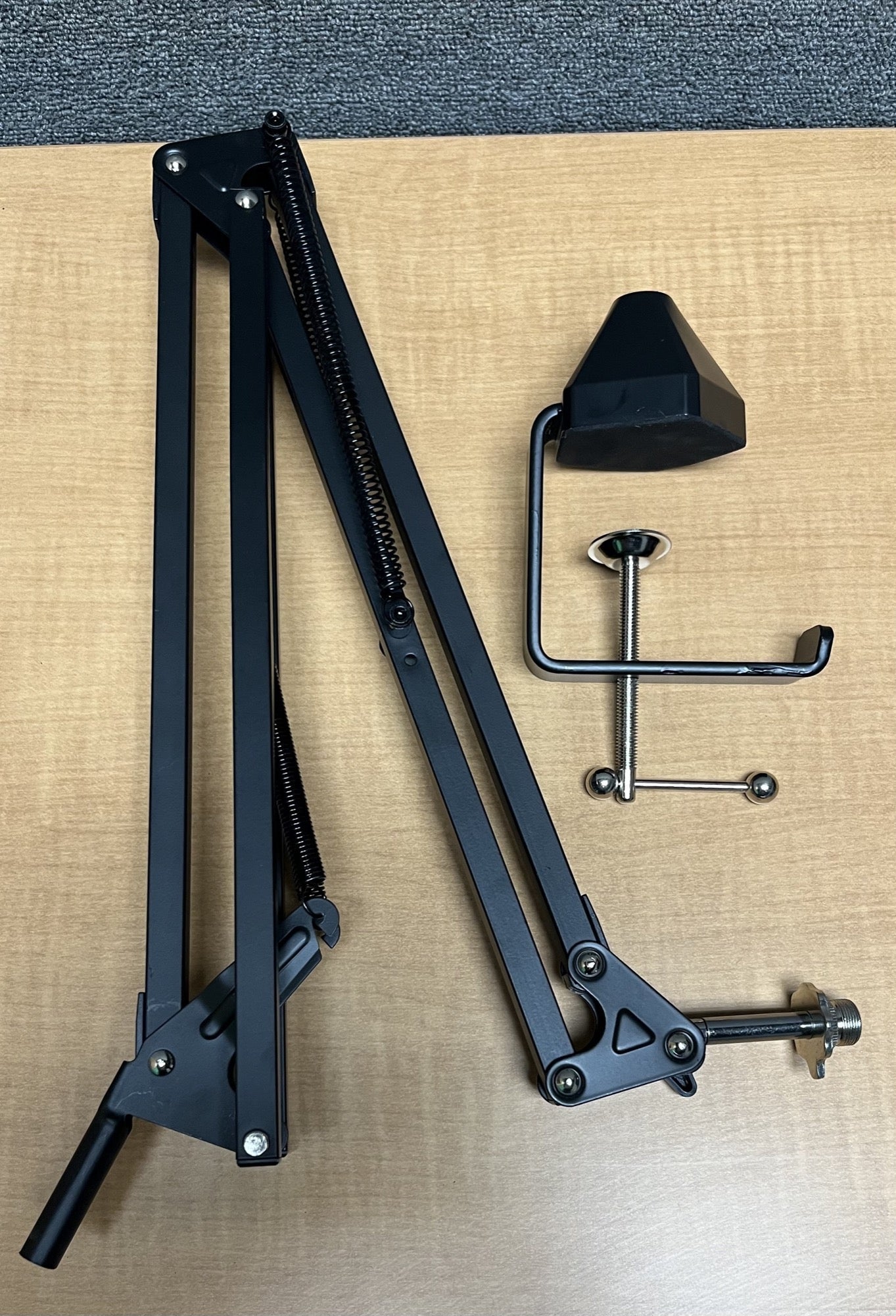 Clamp-on Desk Mount Desktop Microphone Boom Arm - Style 2
