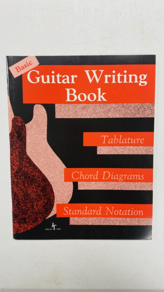 Basic Guitar Writing Book - Tablature | Chord Diagrams | Standard Notation