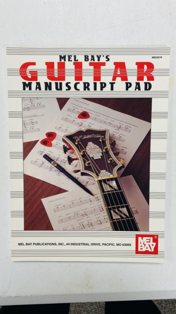Mel Bays - Guitar Manuscript Pad