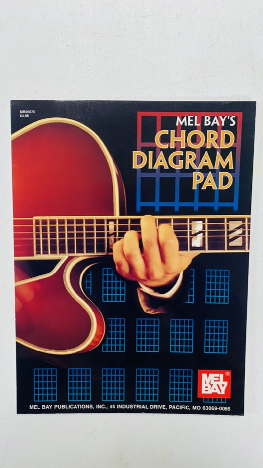 Mel Bay - Guitar Chord Writing Diagram Pad