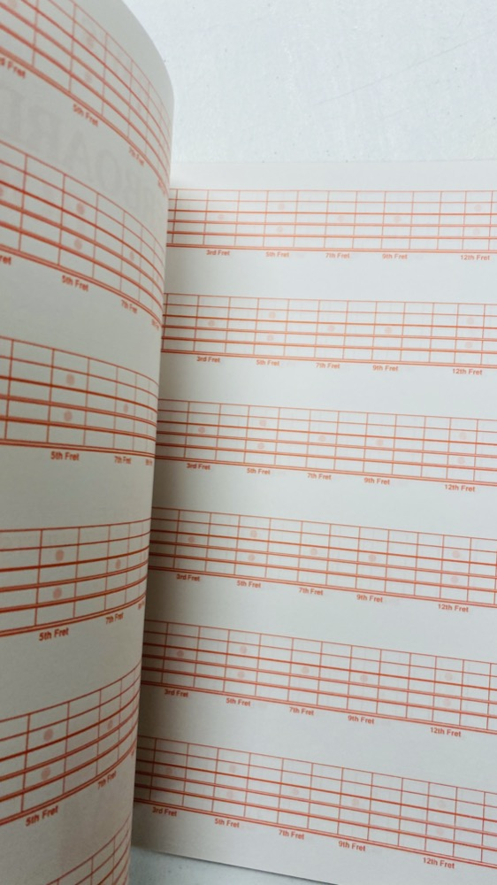 Mel Bay - Guitar Fingerboard Book - 15-fret neck diagrams