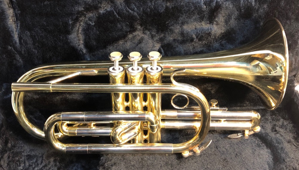 Vintage NOS Blessing (Elkhart) XL Cornet with case - F600