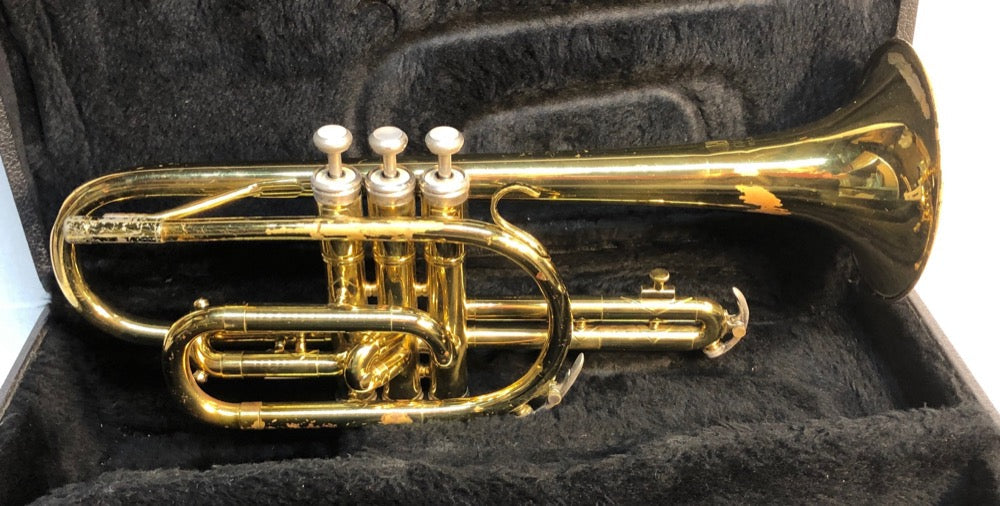 Pre-owned King 602 Cornet with case - F607 - Fornaszewski Music Store, Granite City IL 62040 - www.stanf.com