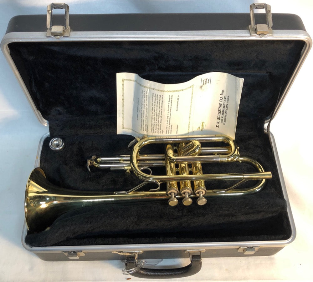 New Blessing Scholastic Cornet in case - F579 - Fornaszewski Music Store, Granite City IL 62040 - www.stanf.com