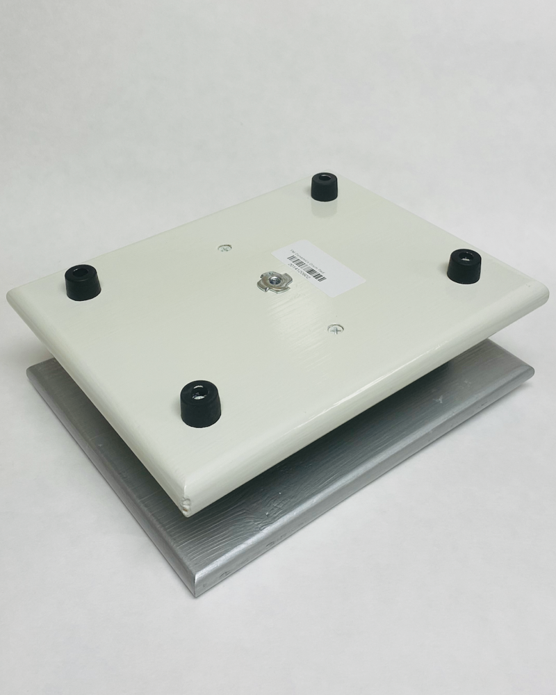 FM Dynamics Drum Practice Pad - Flat -  Grey Black & White