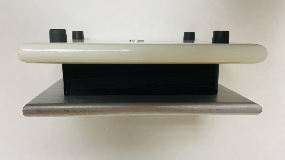 FM Dynamics Drum Practice Pad - Flat -  Grey Black & White