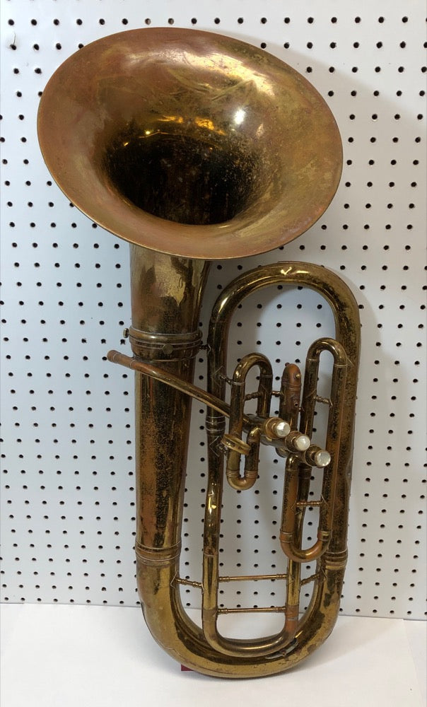 Pre-owned  York - Brass Bb Baritone Horn with case - serviced & ready to play - F523 - Fornaszewski Music Store, Granite City IL 62040 - www.stanf.com
