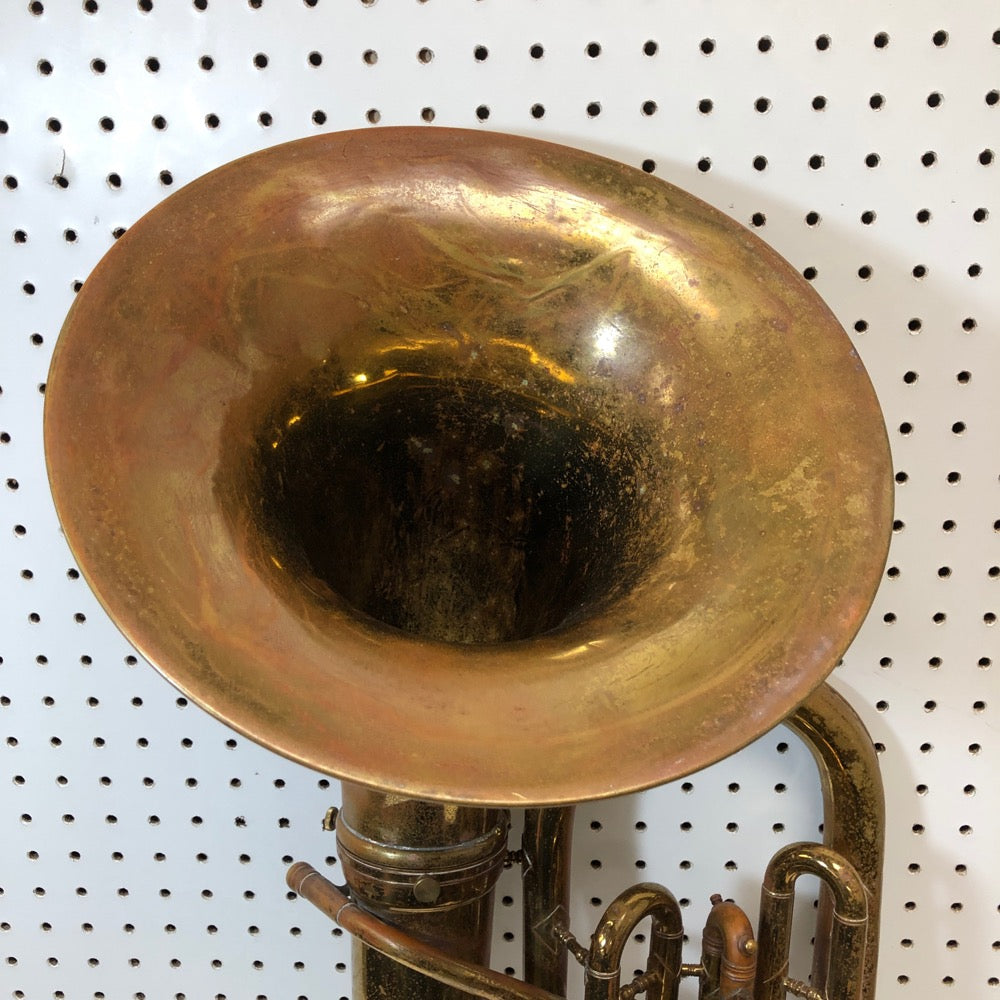 Vintage York - Brass Bb Baritone Horn with case - F523