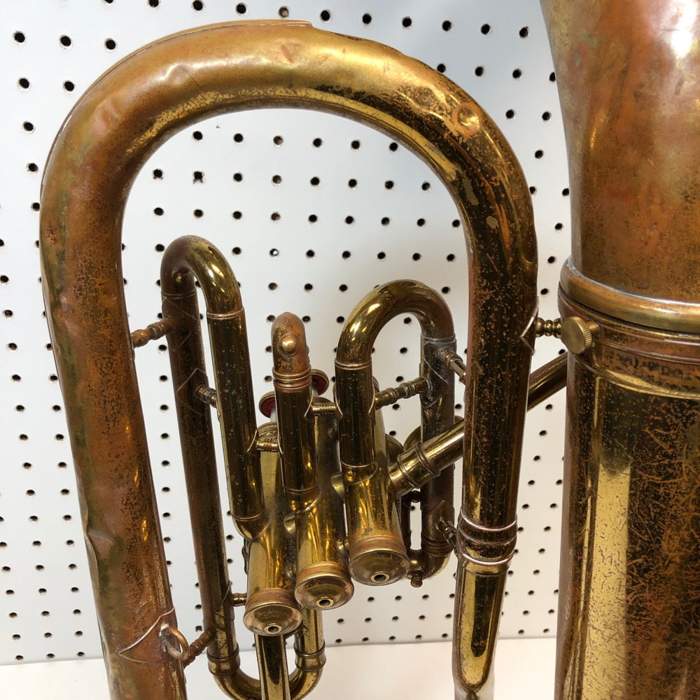 Vintage York - Brass Bb Baritone Horn with case - F523