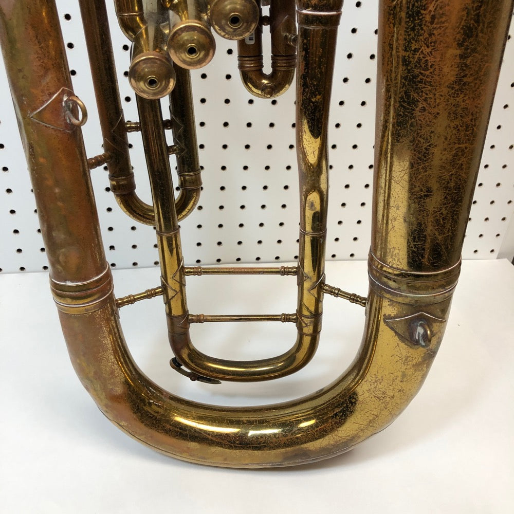 Vintage York - Brass Bb Baritone Horn with case - F523