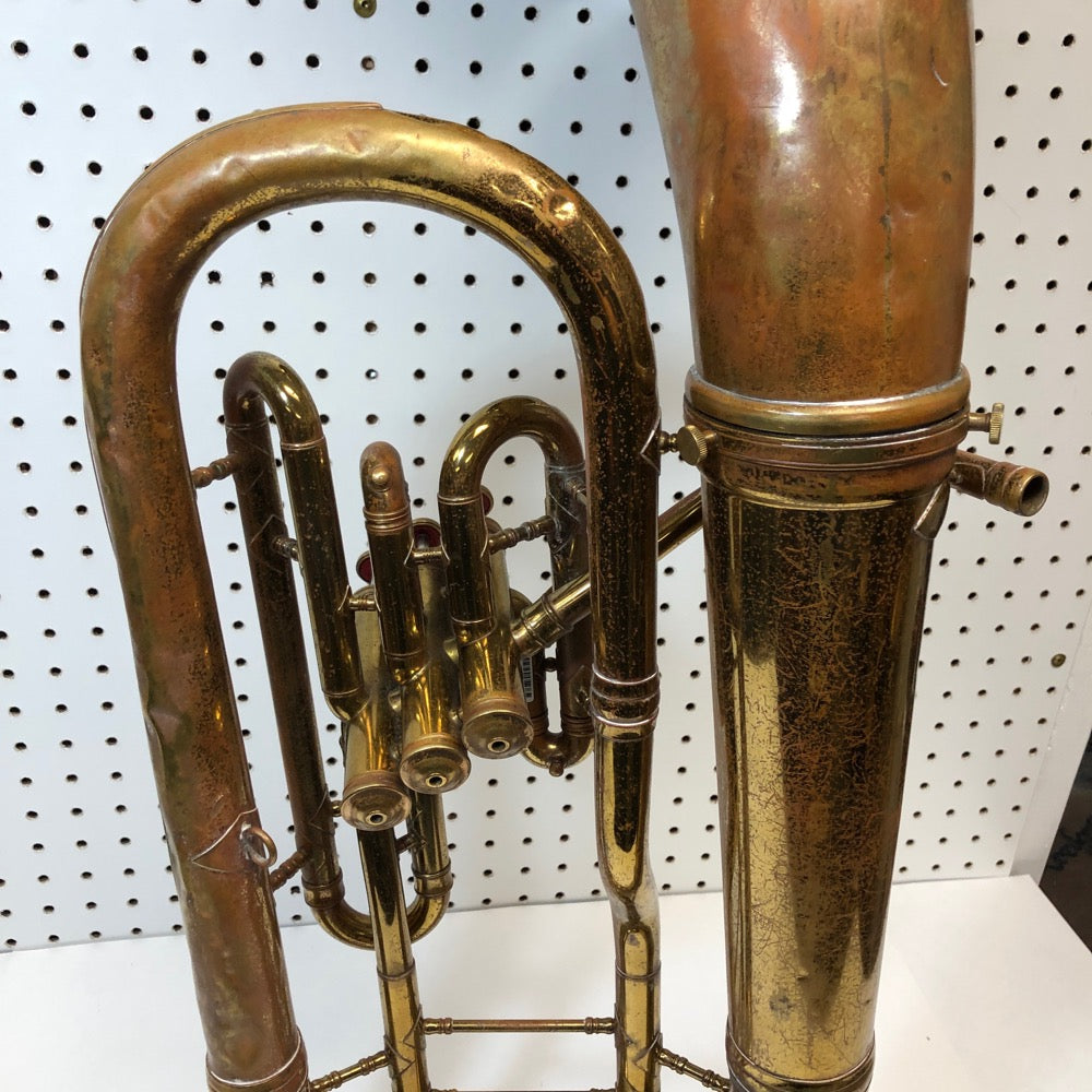 Vintage York - Brass Bb Baritone Horn with case - F523