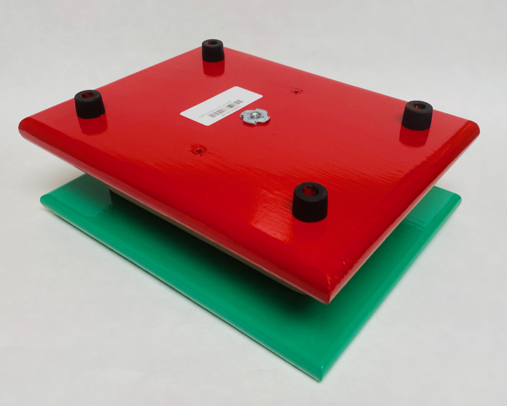 FM Dynamics Drum Practice Pad - Flat - Red, White & Green