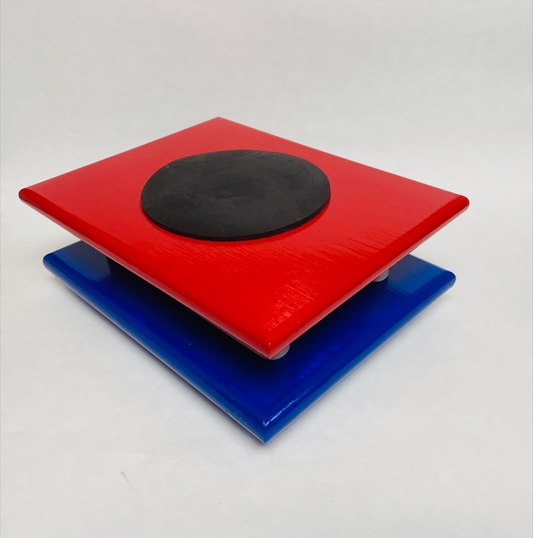 FM Dynamics Drum Practice Pad - Flat - Red, White & Blue