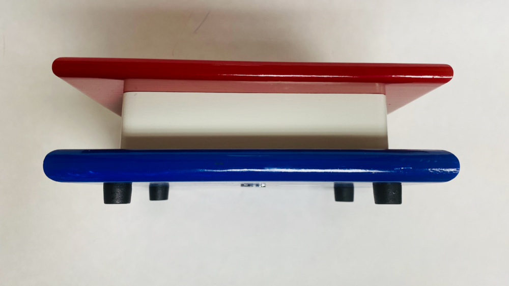 FM Dynamics Drum Practice Pad - Flat - Red, White & Blue