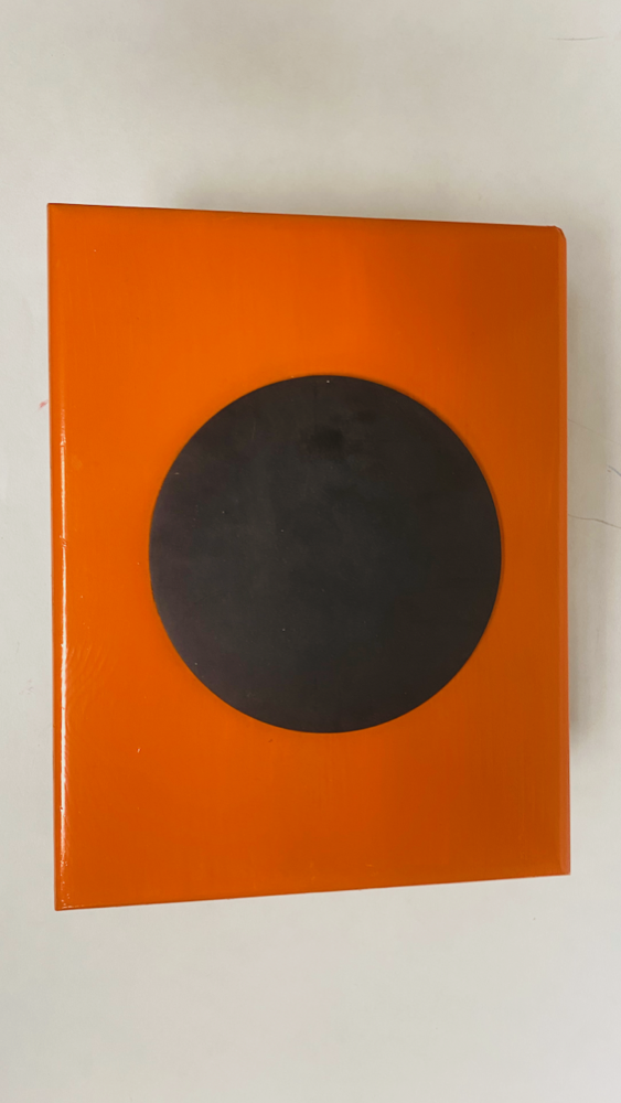 FM Dynamics Drum Practice Pad - Flat - Orange, White & Black