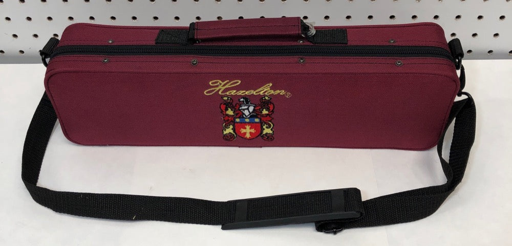 Hazelton Silver-plated Academia Splite Flute Outfit - F538 [preowned]