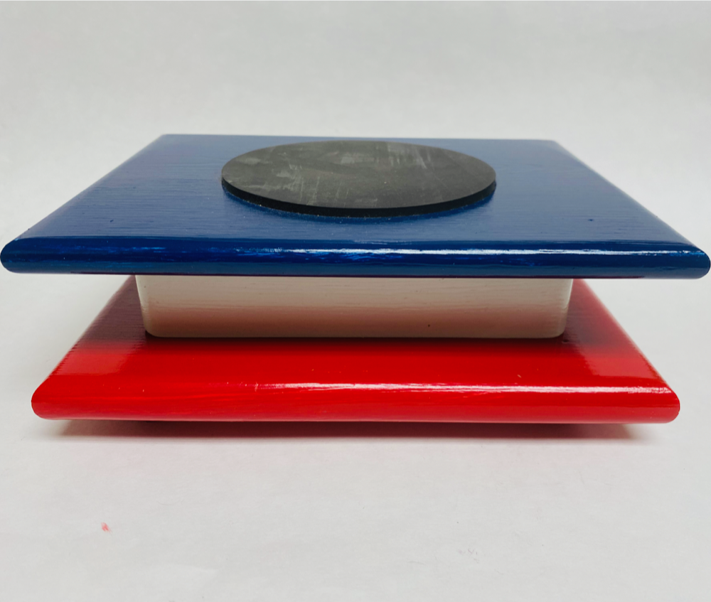 FM Dynamics Drum Practice Pad - Flat - Red, White & Blue