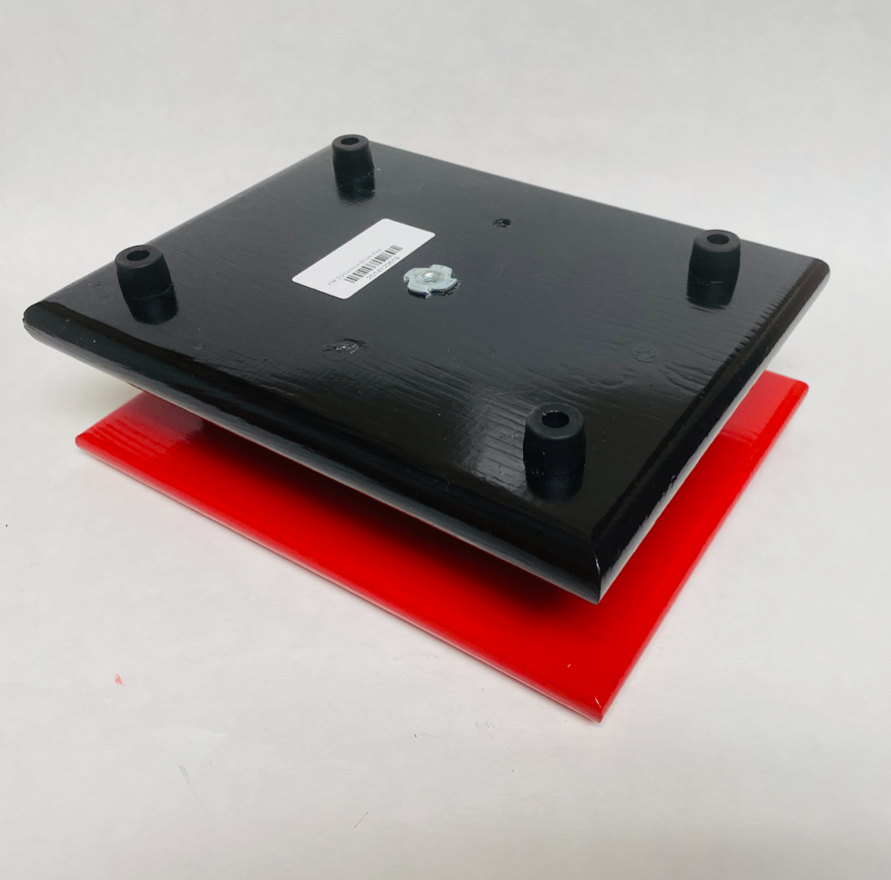 FM Dynamics Drum Practice Pad - Flat - Red & Black