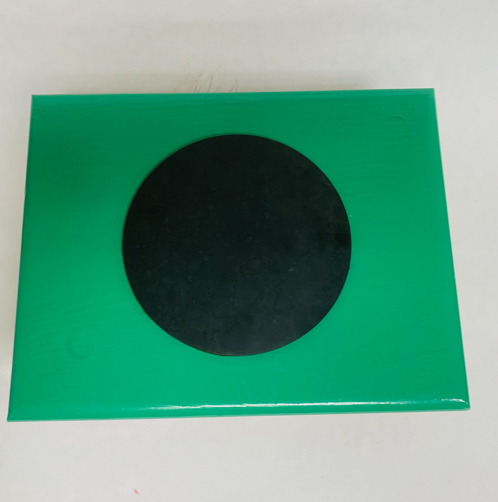FM Dynamics Drum Practice Pad - Flat - Green, White & Red