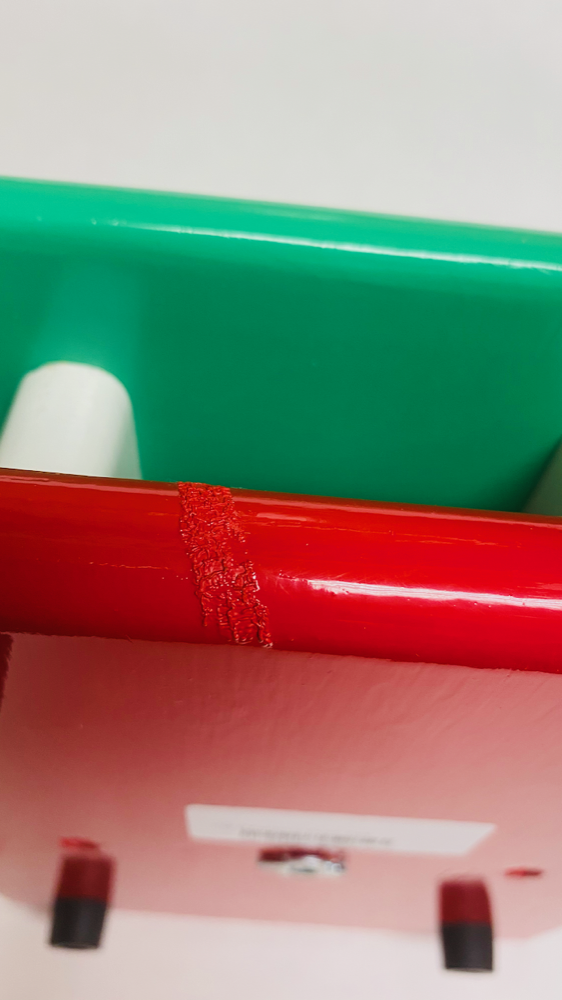 FM Dynamics Drum Practice Pad - Flat - Green, White & Red