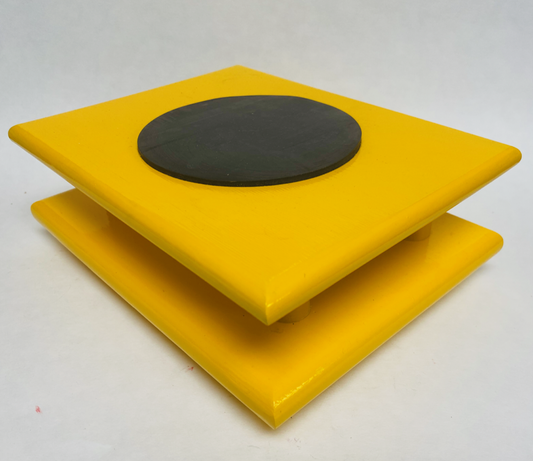 FM Dynamics Drum Practice Pad - Flat - Yellow