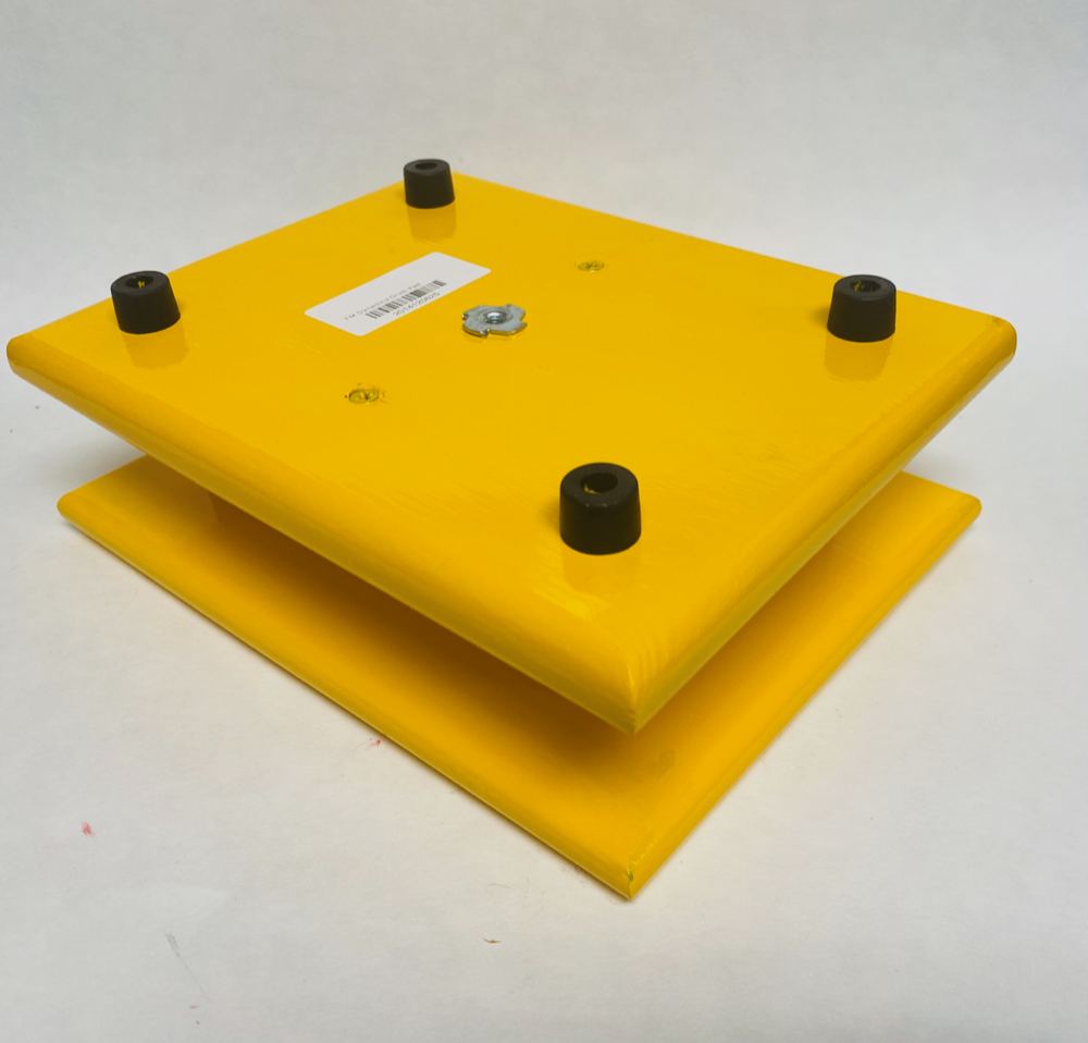 FM Dynamics Drum Practice Pad - Flat - Yellow